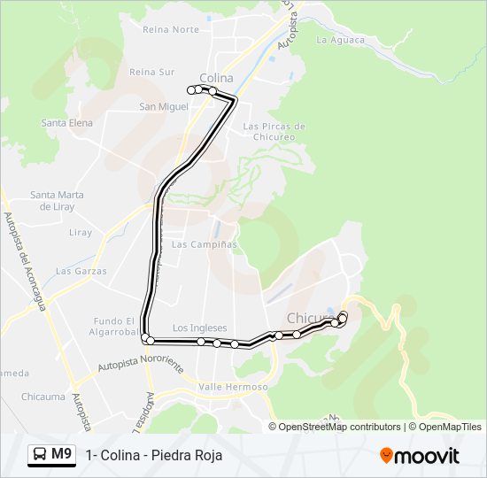 Mapa de M9 de Micro