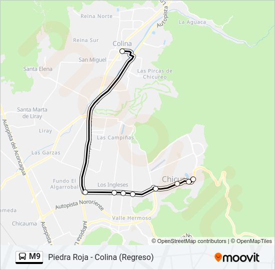Mapa de M9 de Micro
