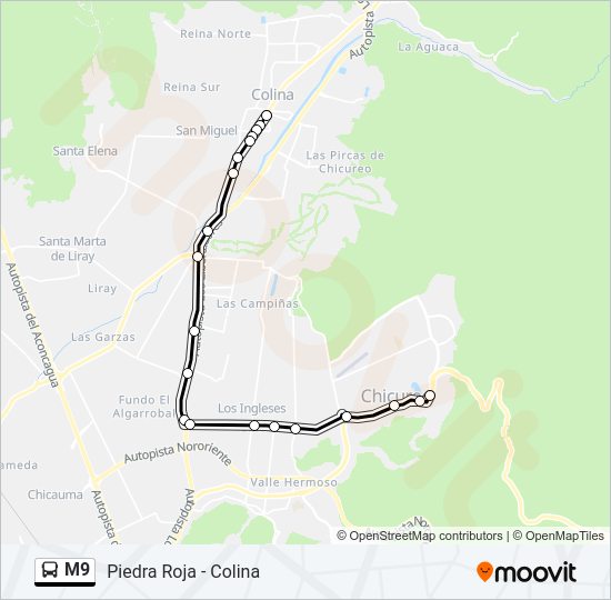 Mapa de M9 de Micro