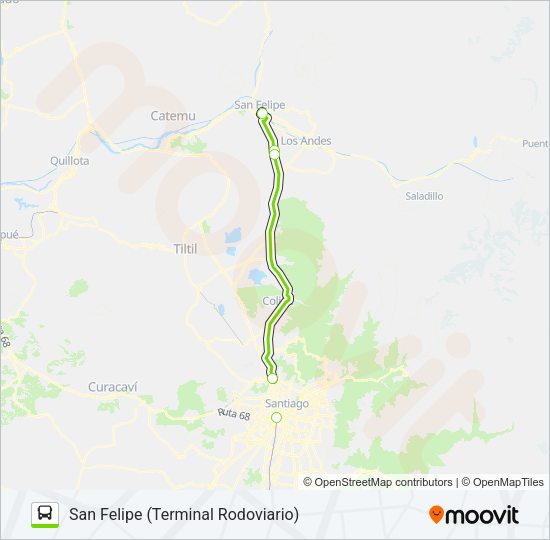 Mapa de FLIXBUS CL007 de Micro