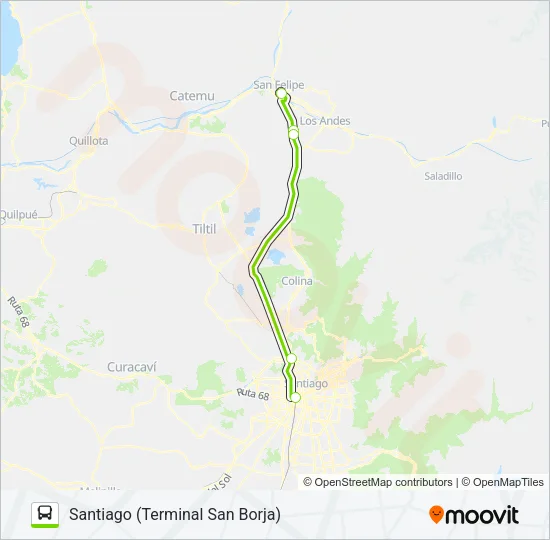 FLIXBUS CL007 Micro Line Map
