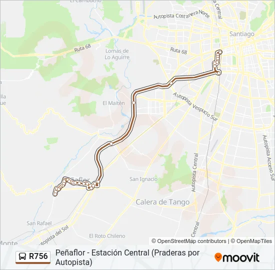 R756 Micro Line Map