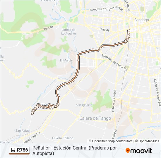 Mapa de R756 de Micro