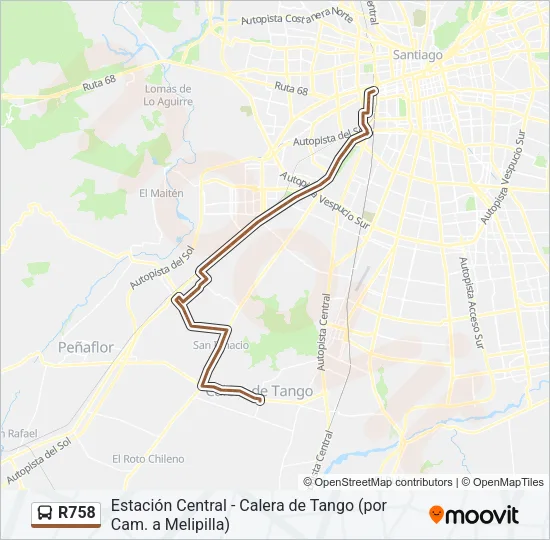 R758 Micro Line Map