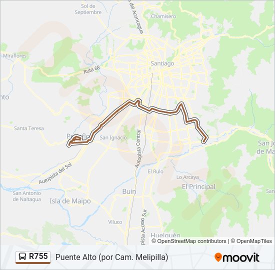 Mapa de R755 de Micro
