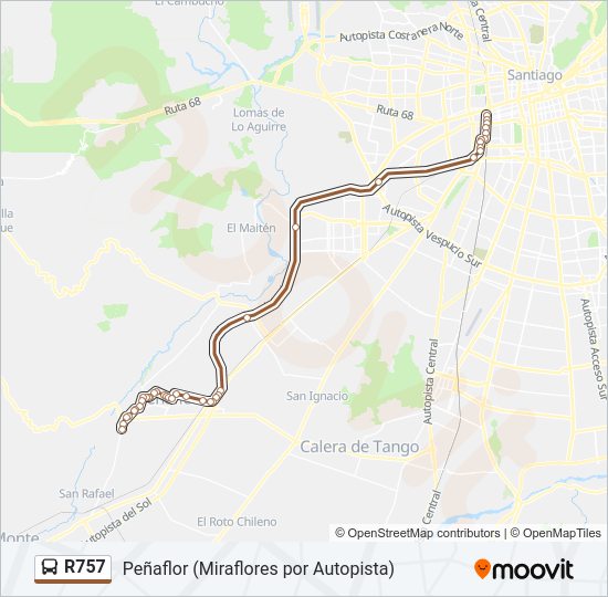 Mapa de R757 de Micro