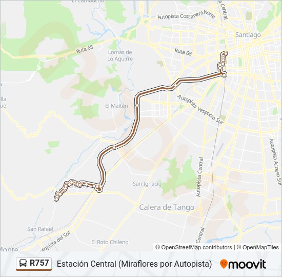 Mapa de R757 de Micro