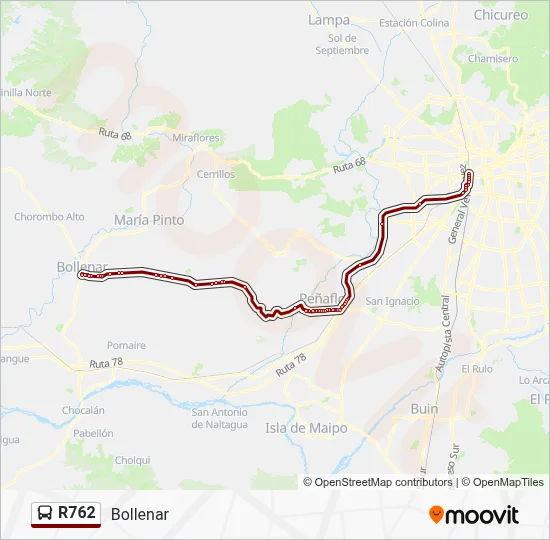 Ruta R762: horarios, paradas y mapas - Bollenar (Actualizado)