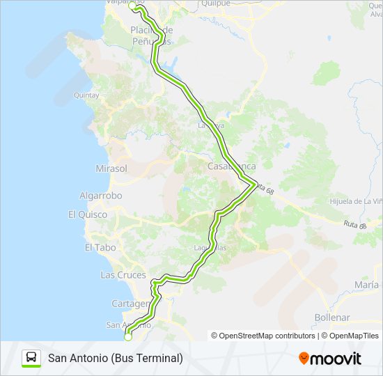 Mapa de FLIXBUS CL014 de Micro