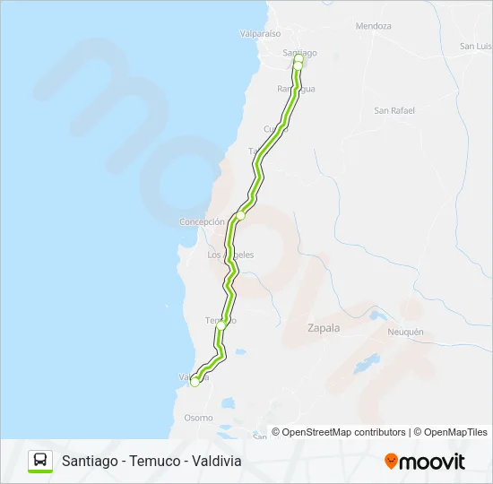 FLIXBUS CL022 Micro Line Map