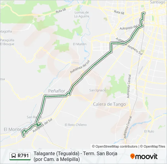 R791 Micro Line Map