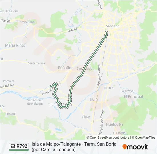 R792 Micro Line Map