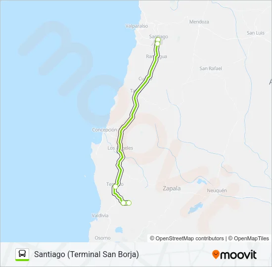 FLIXBUS CL023 Micro Line Map