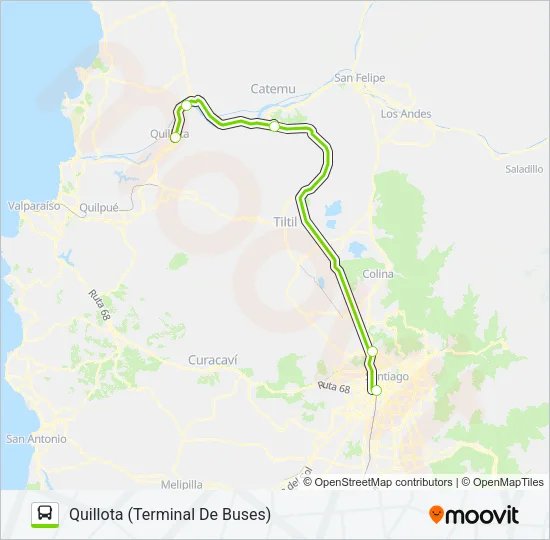 FLIXBUS CL009 Micro Line Map