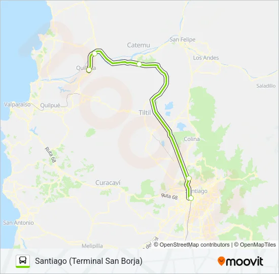 FLIXBUS CL009 Micro Line Map