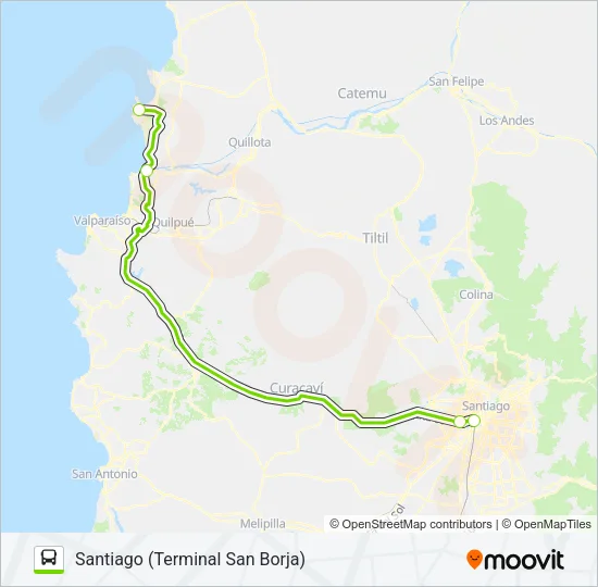 FLIXBUS CL011 Micro Line Map