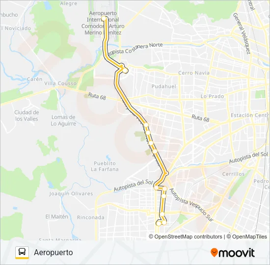 CENTROPUERTO Micro Line Map