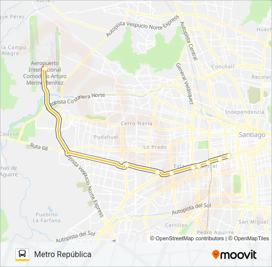 CENTROPUERTO Micro Line Map