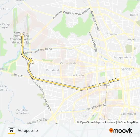 CENTROPUERTO Micro Line Map