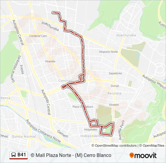 B41 Micro Line Map