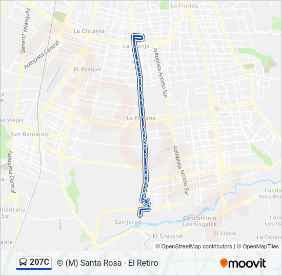 207C Micro Line Map