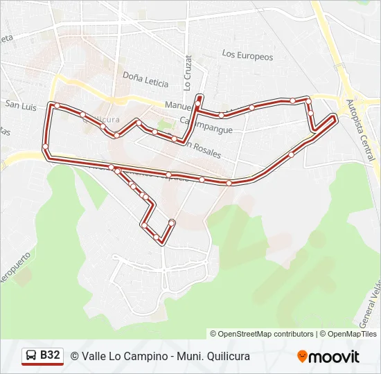 B32 Micro Line Map