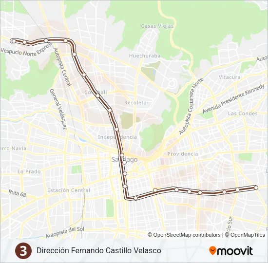 L3 Metro Line Map