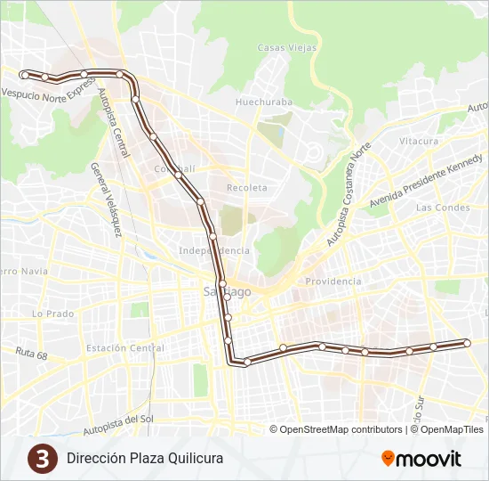 L3 Metro Line Map