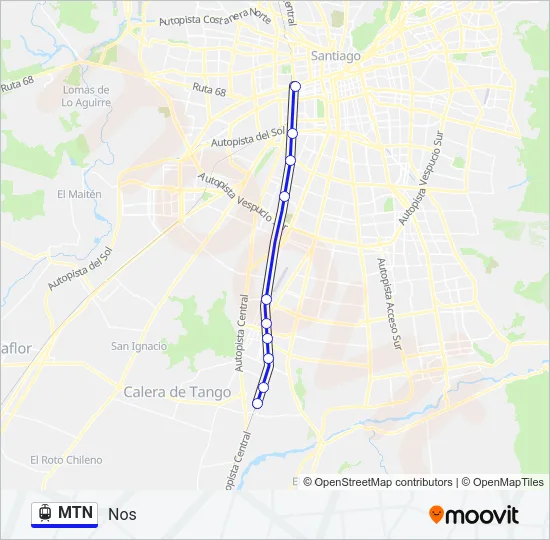 MTN Light Rail Line Map