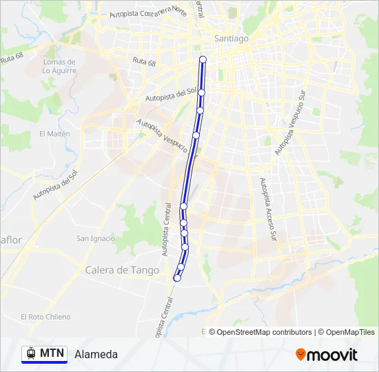 MTN Light Rail Line Map