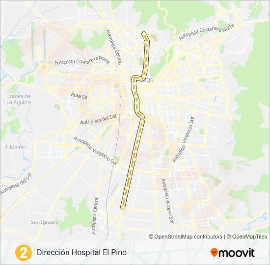 L2 Metro Line Map