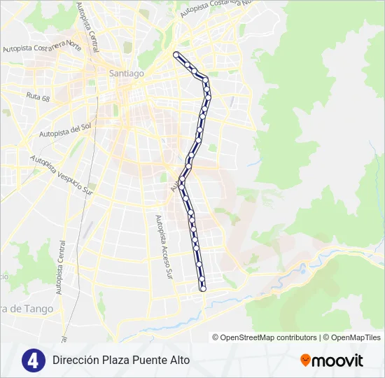 L4 Metro Line Map