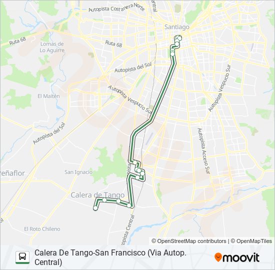 Mapa de TRANSBER de Micro