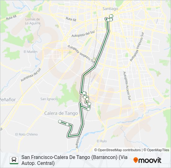 Mapa de TRANSBER de Micro