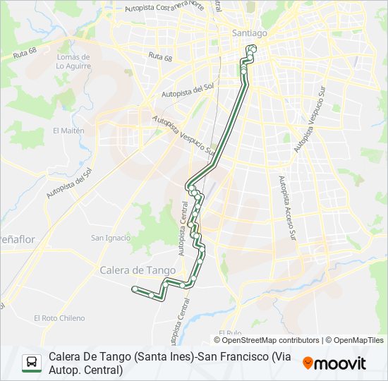 Mapa de TRANSBER de Micro