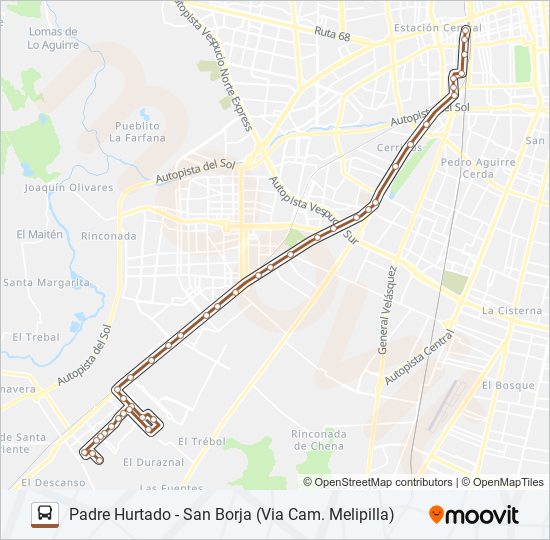 Mapa de BUSES PEÑAFLOR de Micro