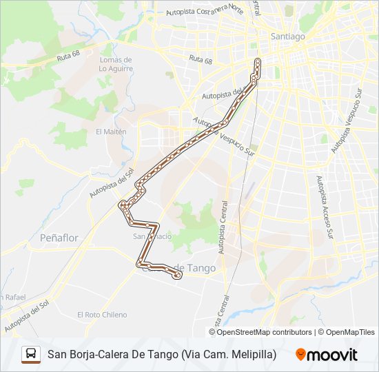 Mapa de BUSES PEÑAFLOR de Micro