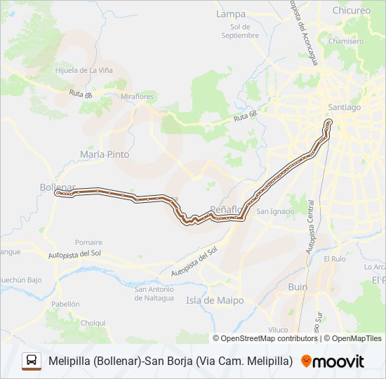 Mapa de BUSES PEÑAFLOR de Micro