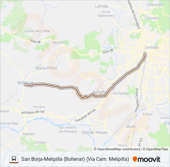 Mapa de BUSES PEÑAFLOR de Micro
