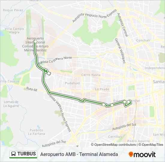 TURBUS Micro Line Map