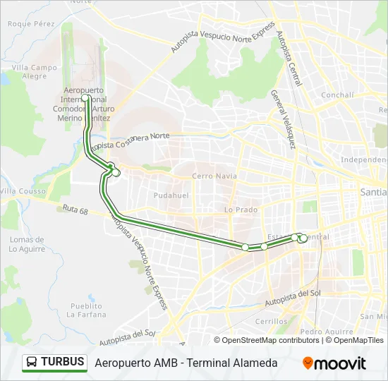 TURBUS Micro Line Map