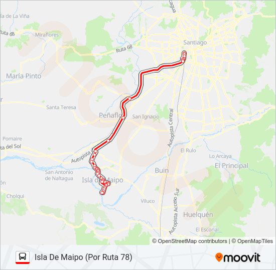 Mapa de ISLAVAL de Micro