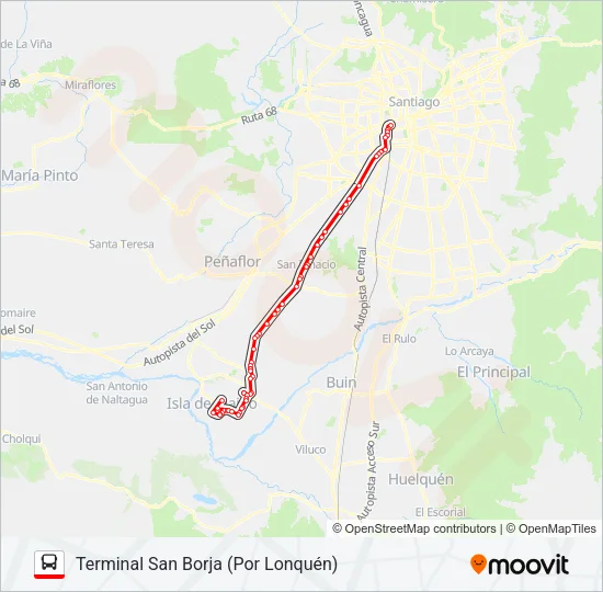 ISLAVAL Micro Line Map