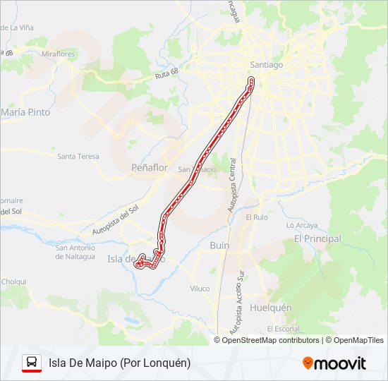 Mapa de ISLAVAL de Micro