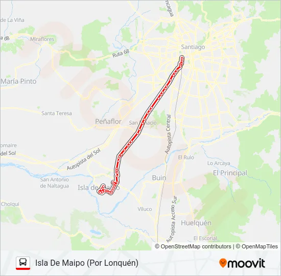 ISLAVAL Micro Line Map
