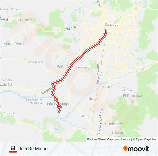 ISLAVAL Micro Line Map