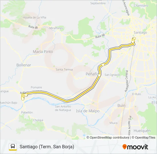 RUTA BUS 78 Micro Line Map