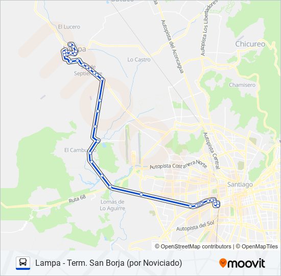 Mapa de ROYAL BUS de Micro