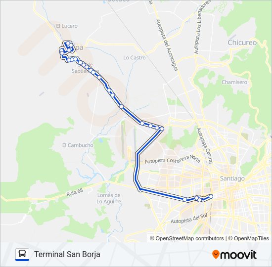 Mapa de ROYAL BUS de Micro
