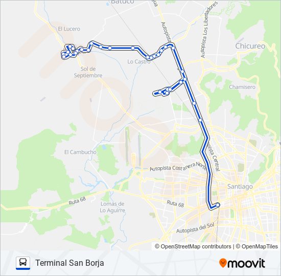 Mapa de ROYAL BUS de Micro